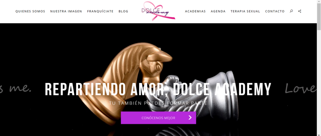 Dolceacademy Página web para dolceacademy