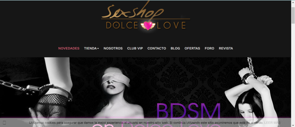 Tienda erótica dolcelove Tienda online para tienda erótica dolcelove
