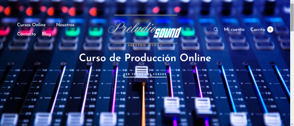 Preludiosound Página web para preludiosound