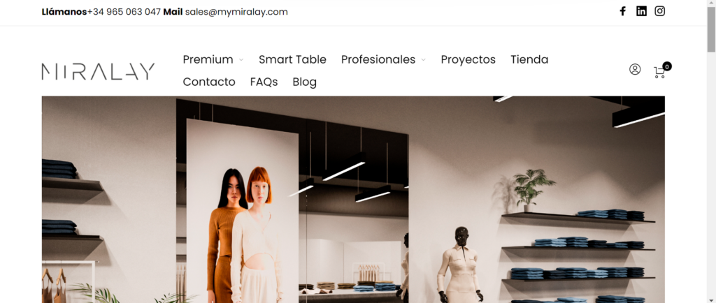 Miralay Página web para Miralay