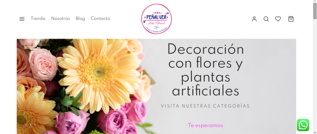 Penalver arte floral Página web para penalverartefloral